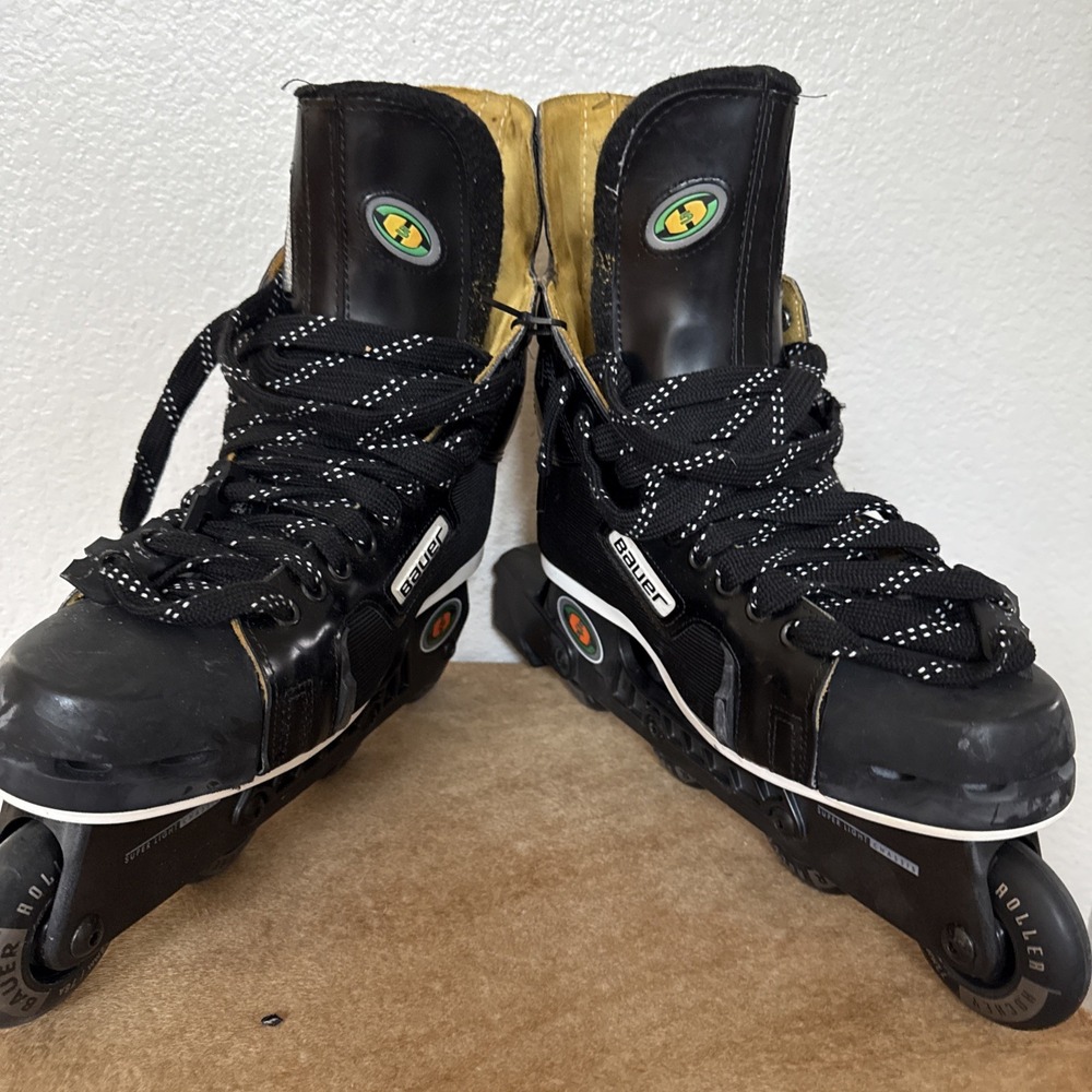 BAUER 5 OFF ICE INLINE HOCKEY SKATES  Instigator‎ 72mm wheels. 5182 215